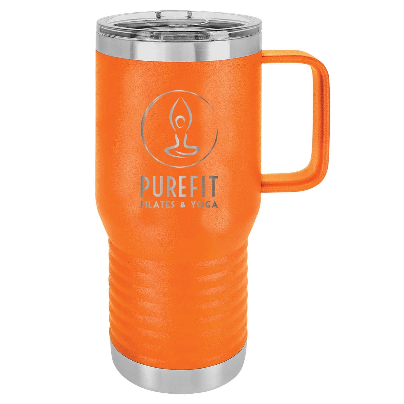 Pure Fit - Engraved Polar Camel Vacuum Insulated Travel Mug with Slider Lid 20 Oz. - Mato & Hash