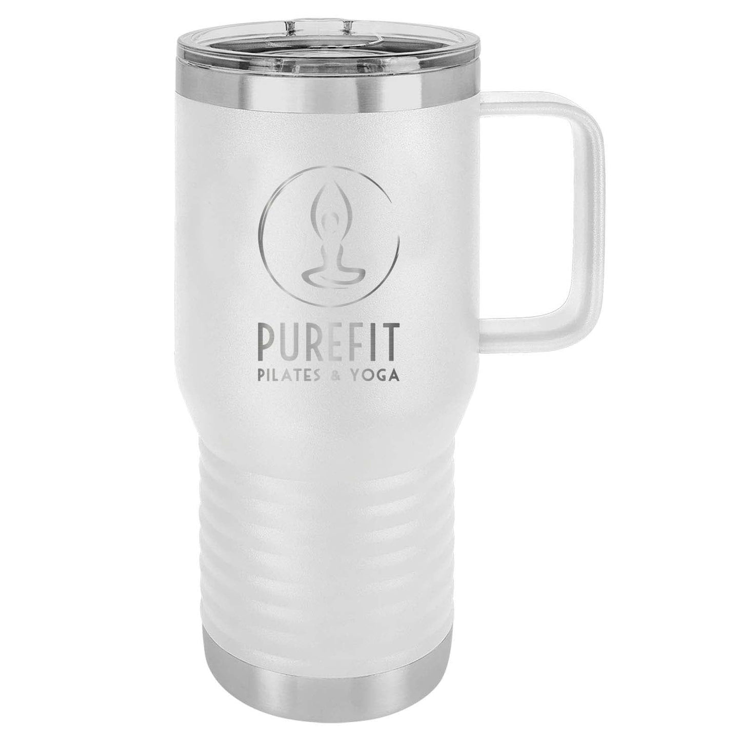 Pure Fit - Engraved Polar Camel Vacuum Insulated Travel Mug with Slider Lid 20 Oz. - Mato & Hash