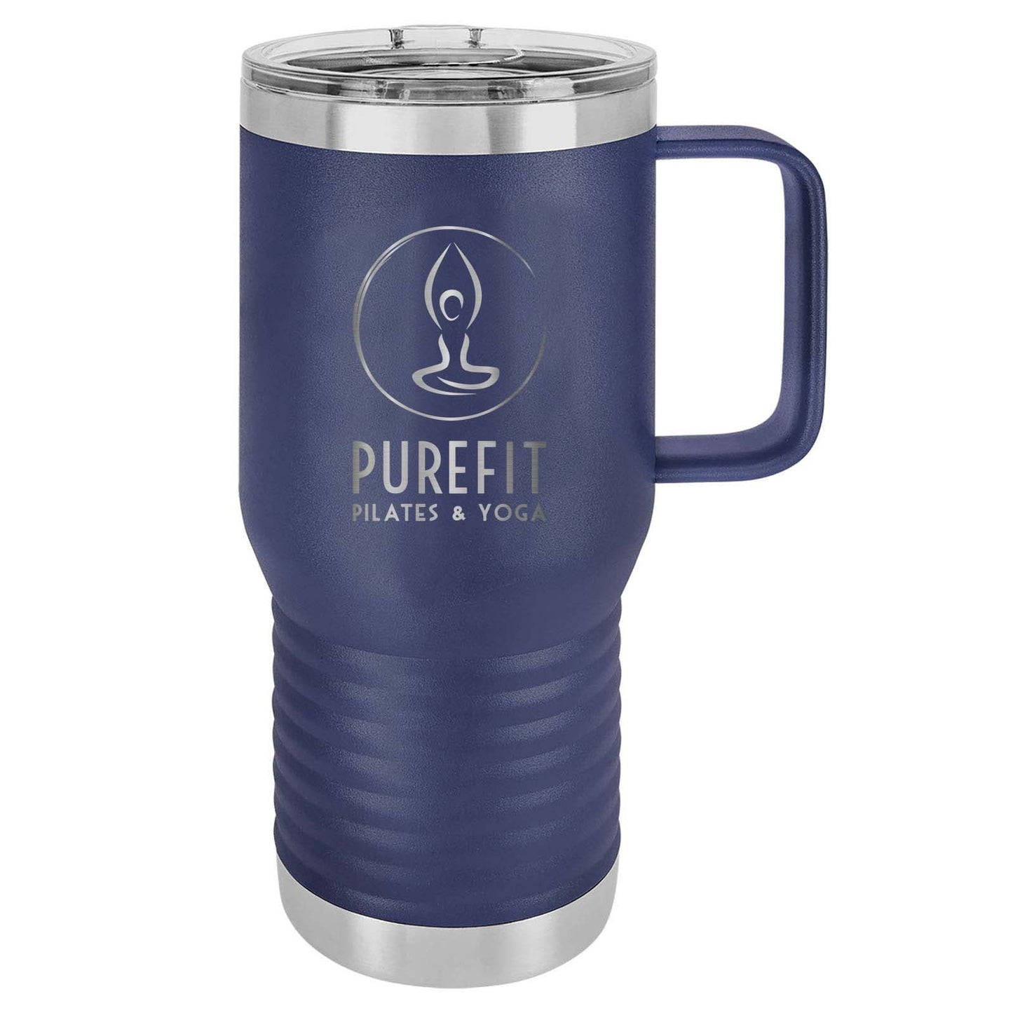 Pure Fit - Engraved Polar Camel Vacuum Insulated Travel Mug with Slider Lid 20 Oz. - Mato & Hash