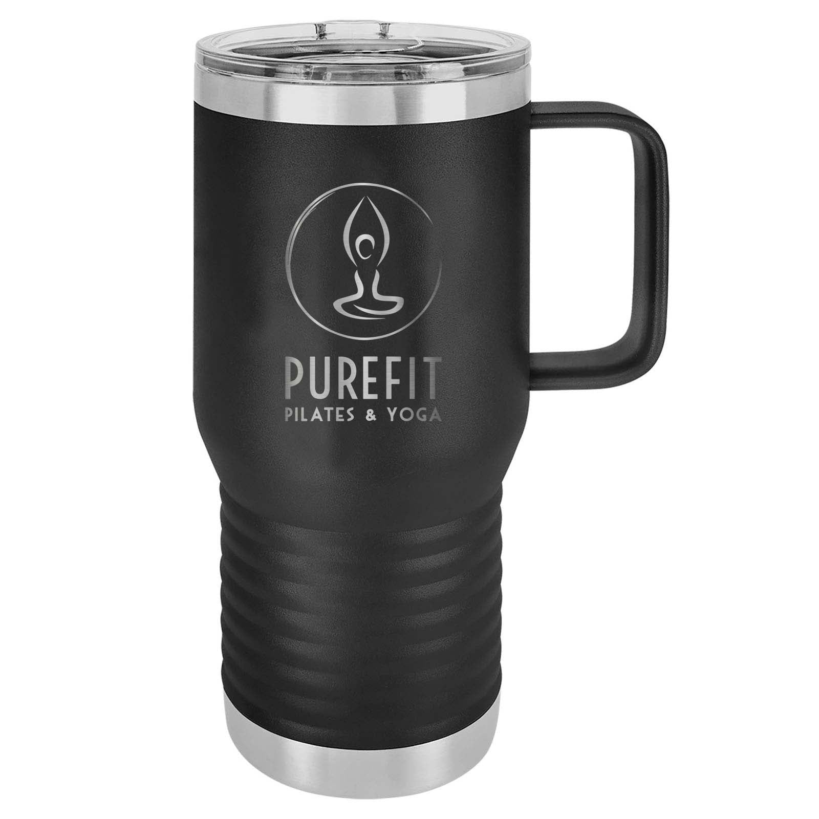 Pure Fit - Engraved Polar Camel Vacuum Insulated Travel Mug with Slider Lid 20 Oz. - Mato & Hash