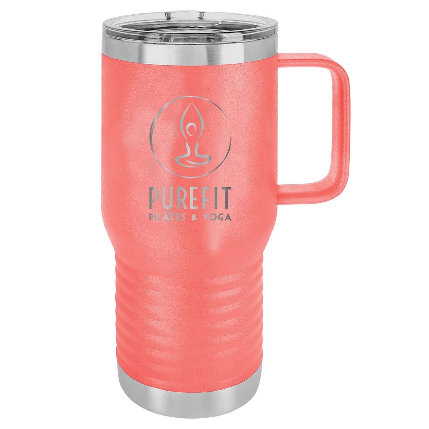 Pure Fit - Engraved Polar Camel Vacuum Insulated Travel Mug with Slider Lid 20 Oz. - Mato & Hash