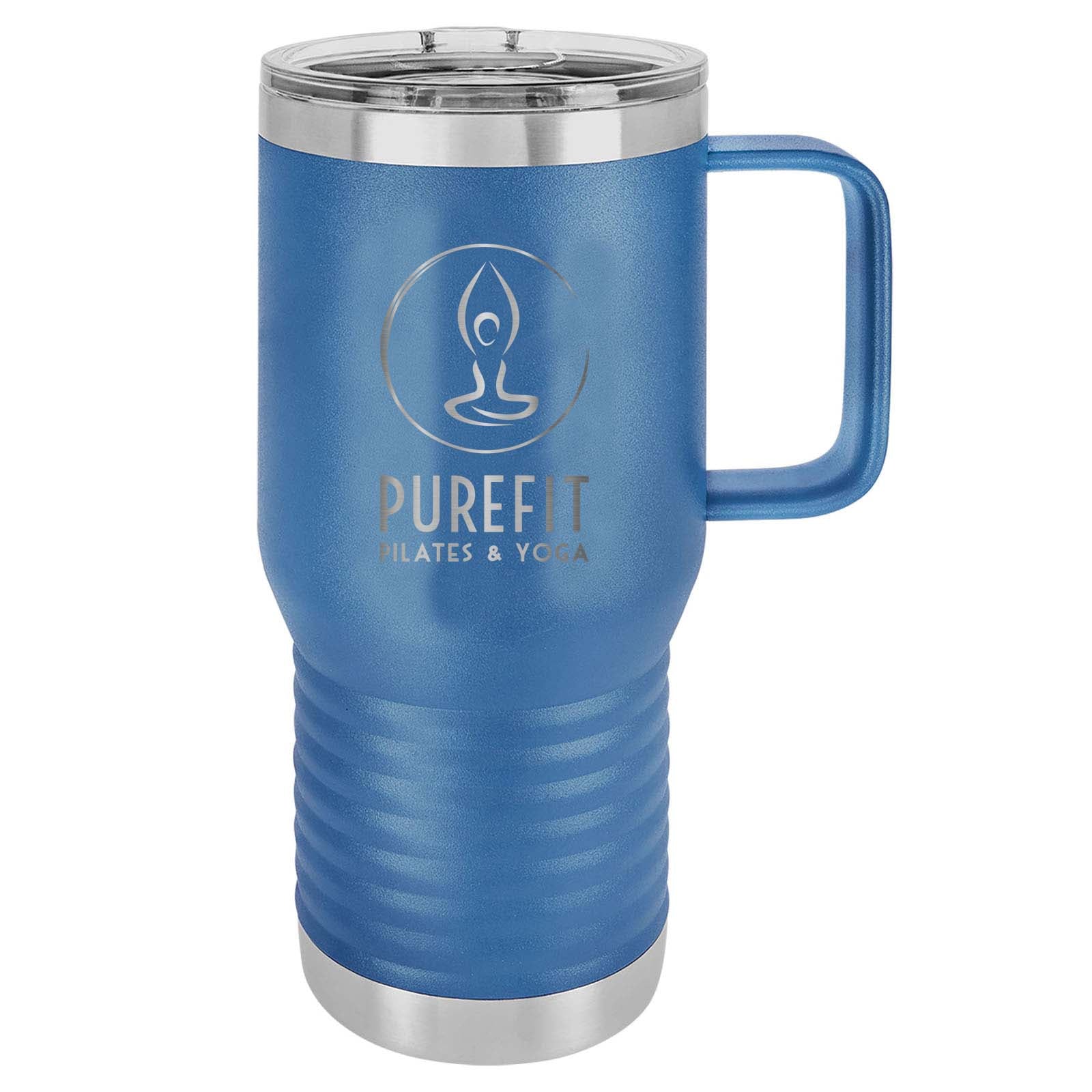 Pure Fit - Engraved Polar Camel Vacuum Insulated Travel Mug with Slider Lid 20 Oz. - Mato & Hash