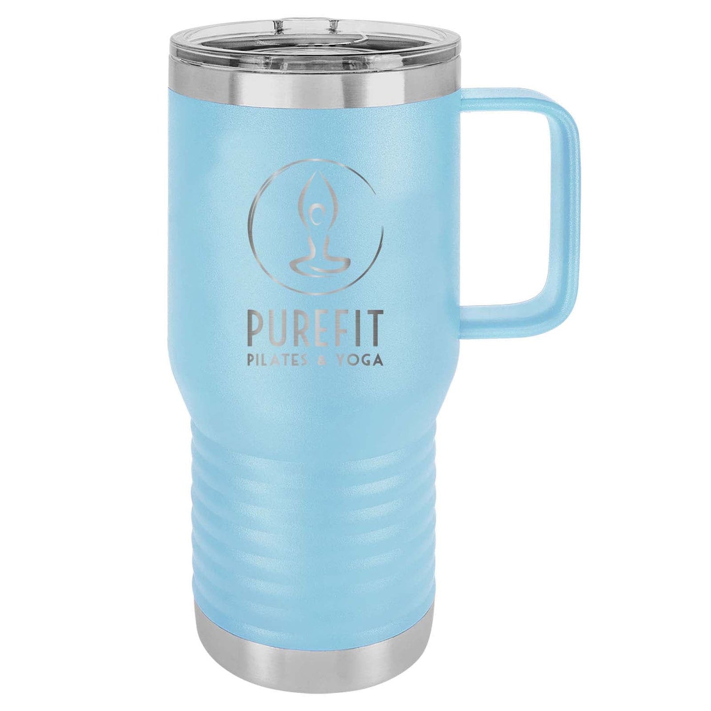 Pure Fit - Engraved Polar Camel Vacuum Insulated Travel Mug with Slider Lid 20 Oz. - Mato & Hash