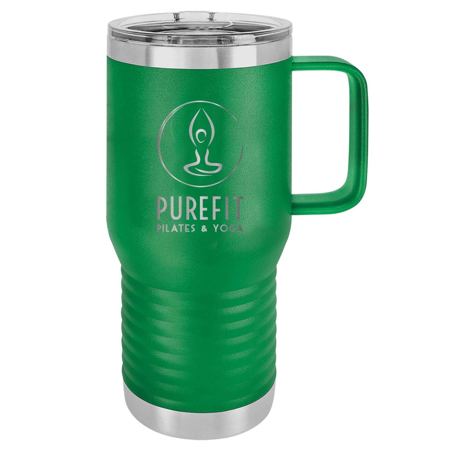 Pure Fit - Engraved Polar Camel Vacuum Insulated Travel Mug with Slider Lid 20 Oz. - Mato & Hash
