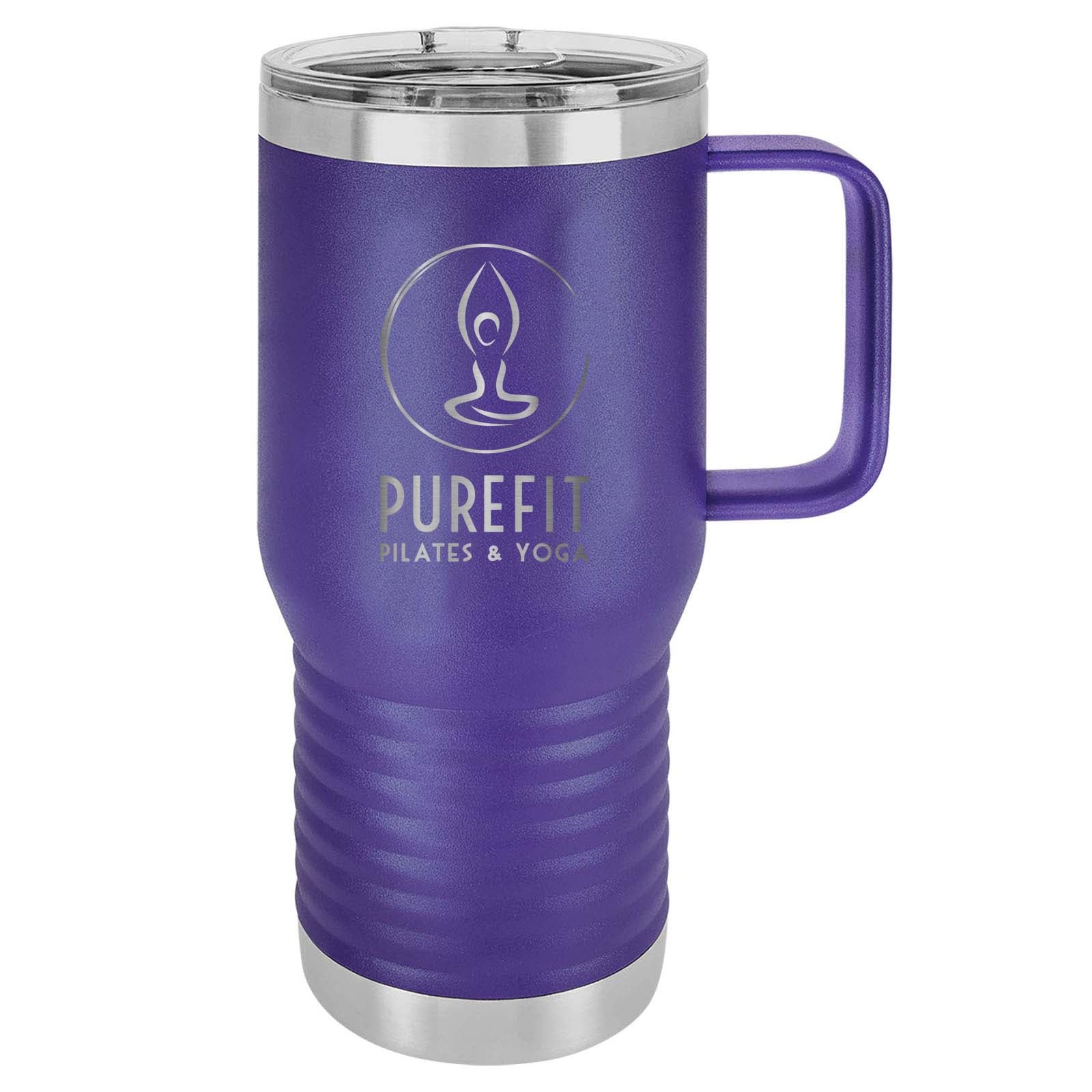 Pure Fit - Engraved Polar Camel Vacuum Insulated Travel Mug with Slider Lid 20 Oz. - Mato & Hash
