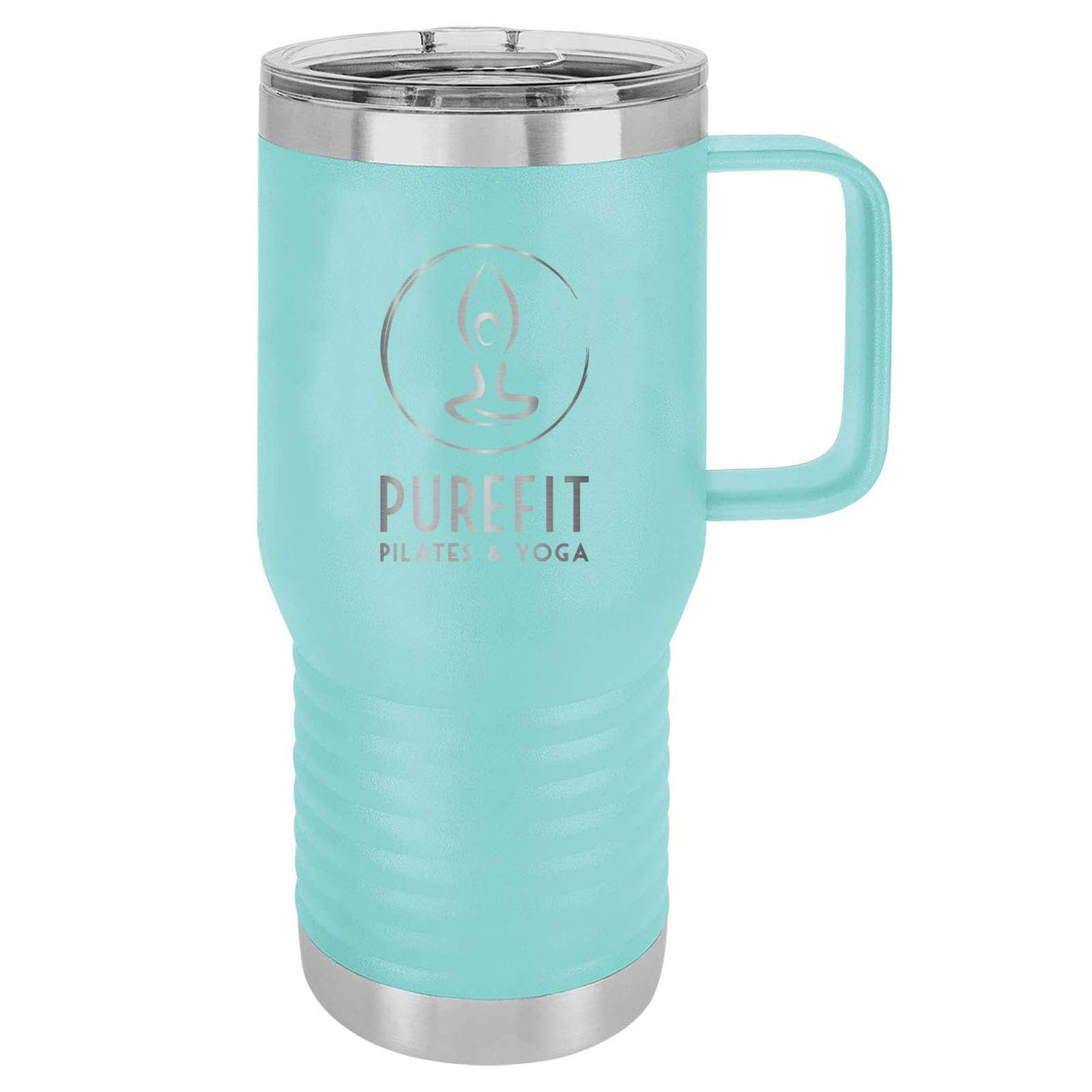 Pure Fit - Engraved Polar Camel Vacuum Insulated Travel Mug with Slider Lid 20 Oz. - Mato & Hash