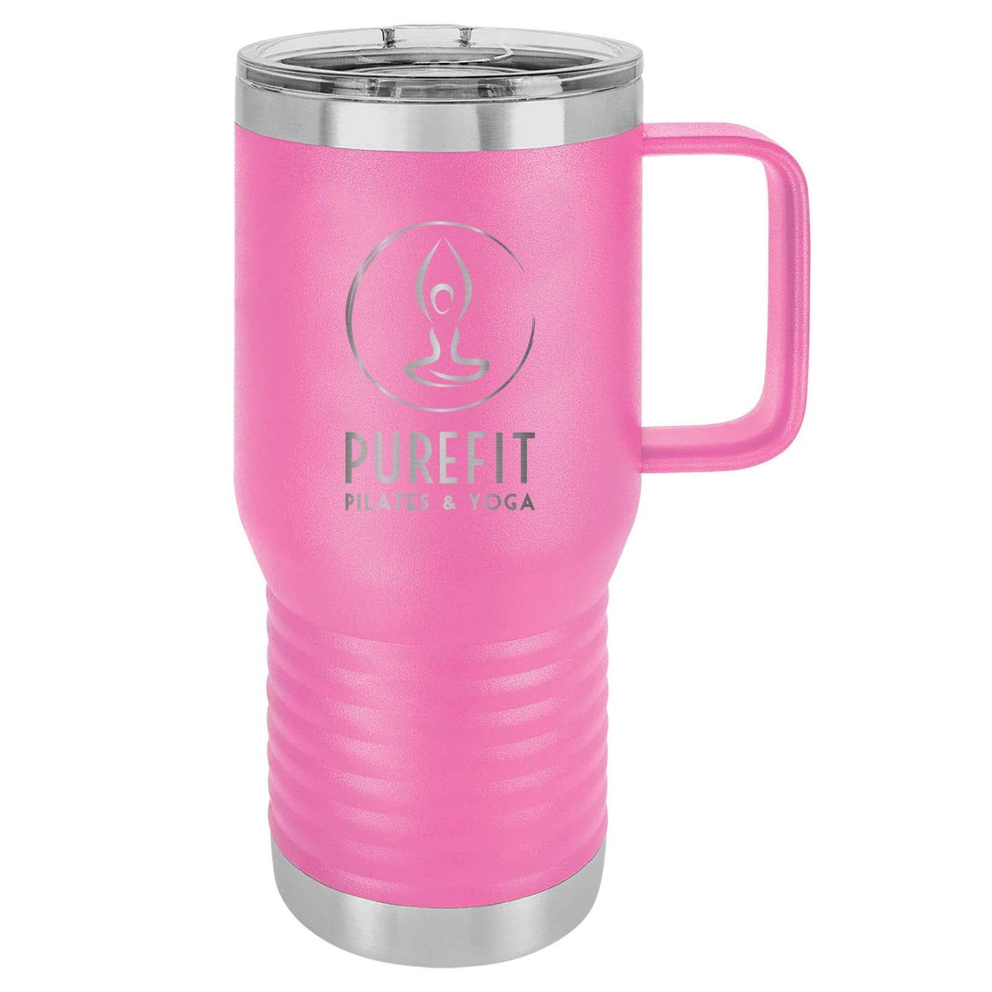 Pure Fit - Engraved Polar Camel Vacuum Insulated Travel Mug with Slider Lid 20 Oz. - Mato & Hash