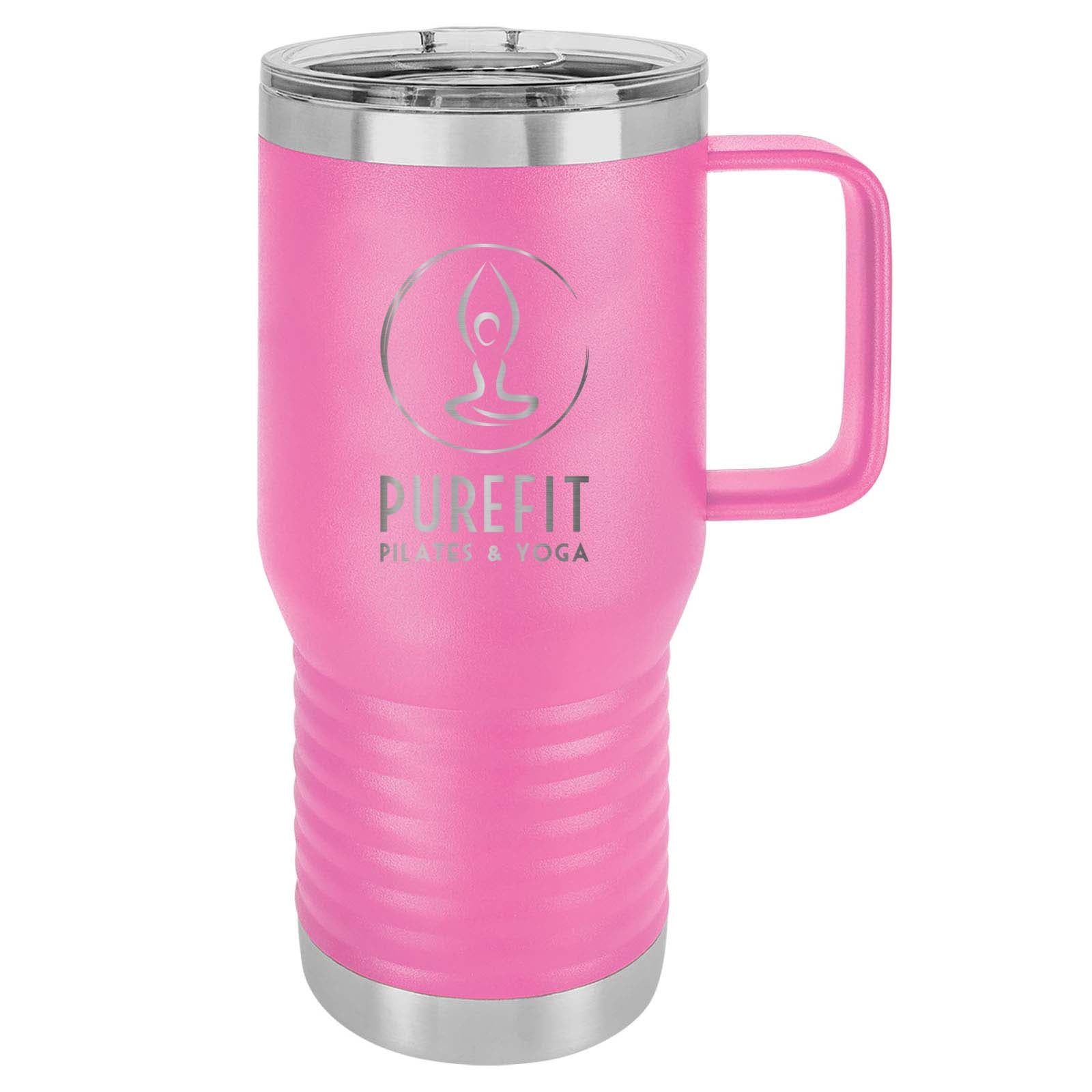 Pure Fit - Engraved Polar Camel Vacuum Insulated Travel Mug with Slider Lid 20 Oz. - Mato & Hash