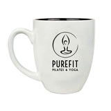 Pure Fit - Lasered Ceramic Bistro Mug 16 oz. - Mato & Hash