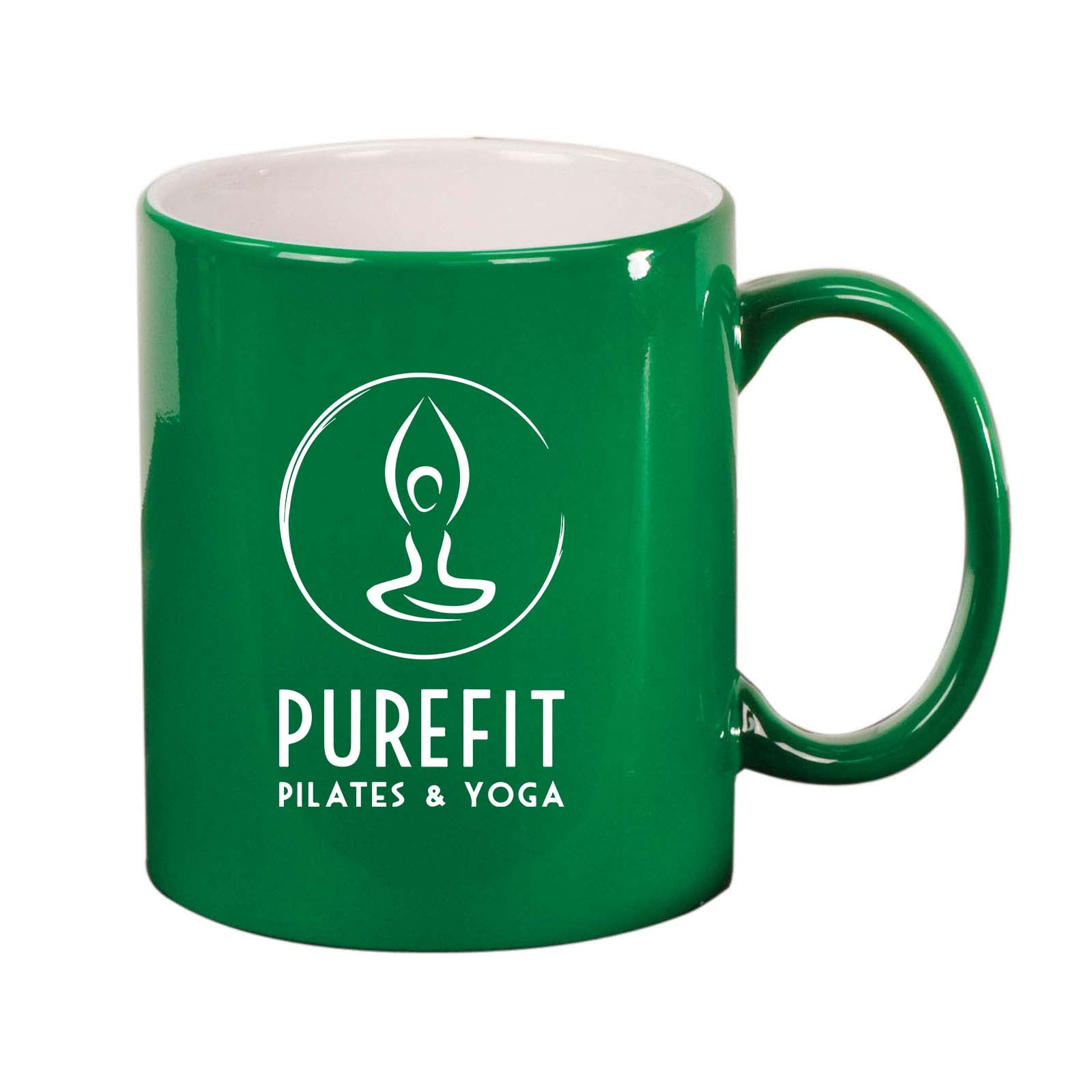 Pure Fit - Lasered Ceramic Round Mug 11 oz. - Mato & Hash