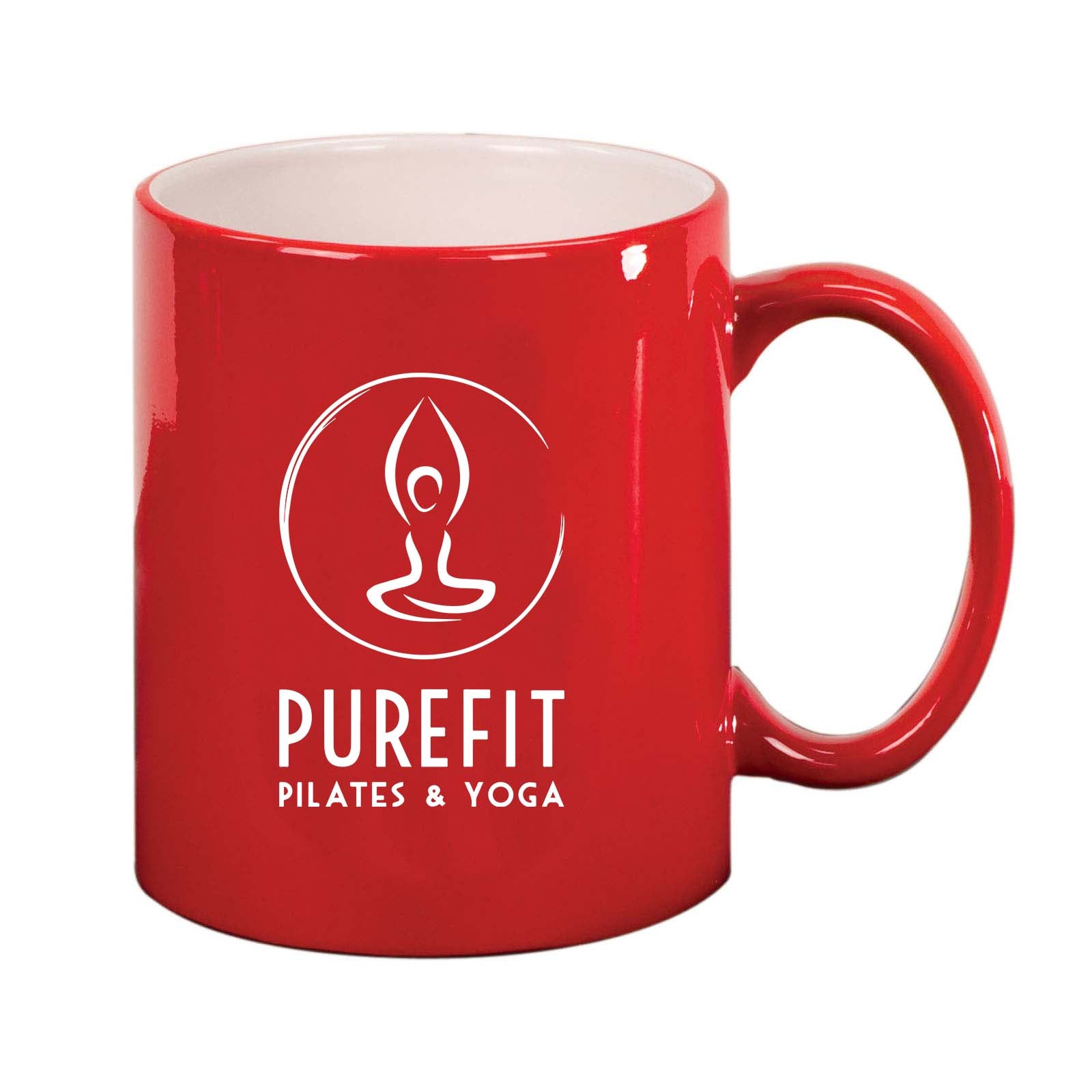 Pure Fit - Lasered Ceramic Round Mug 11 oz. - Mato & Hash