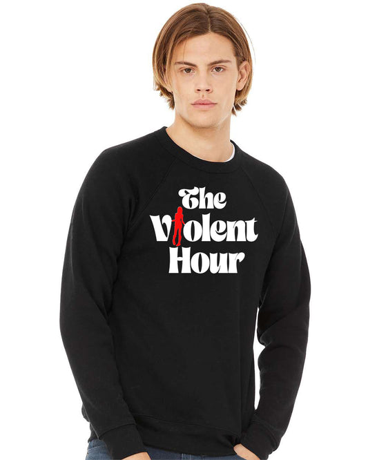 Carla Harvey The Violent Hour Red Girl Sweatshirt Bella Canvas