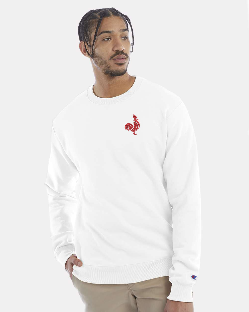 Saroki's Chicken - Reverse Weave® Crewneck Sweatshirt