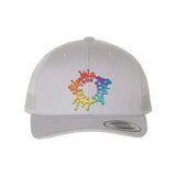 YP Classics Six-Panel Retro Trucker Cap Embroidery