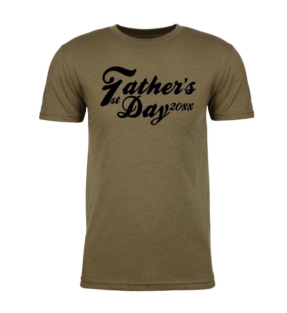 Shirt - First Father's Day T Shirt With Custom Year, Personalized Dad Shirts