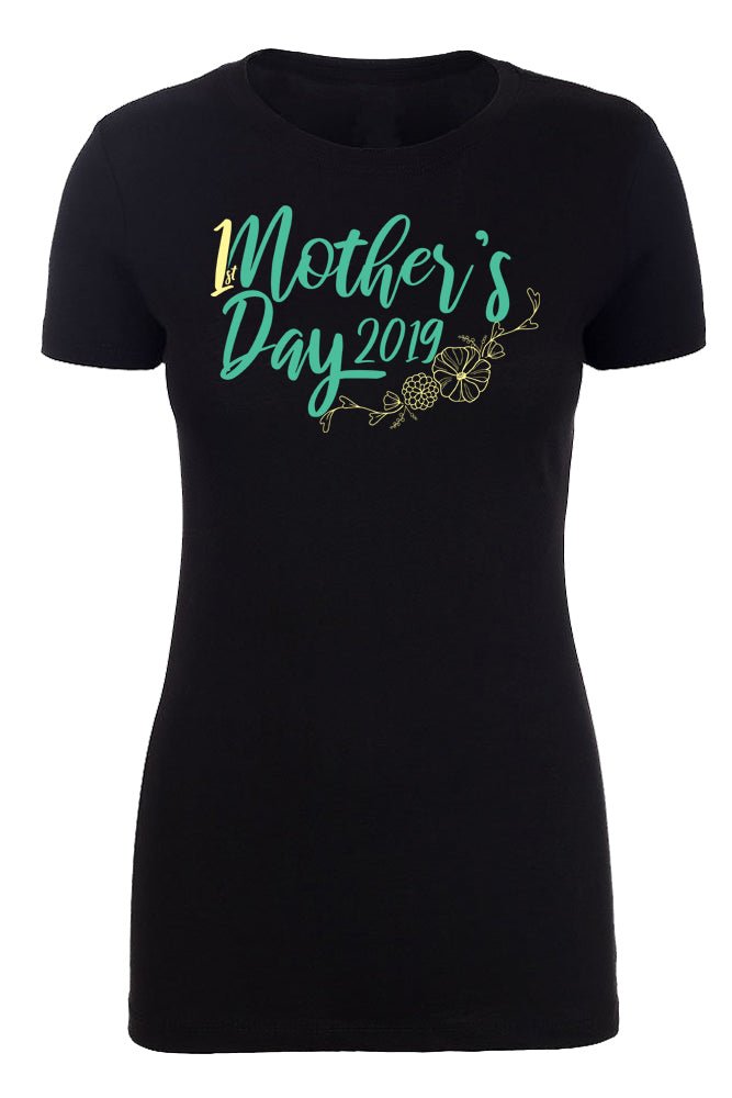Shirt - First Mothers Day T-shirt, Woman's Graphic T-shirts, Cute Mom Shirts