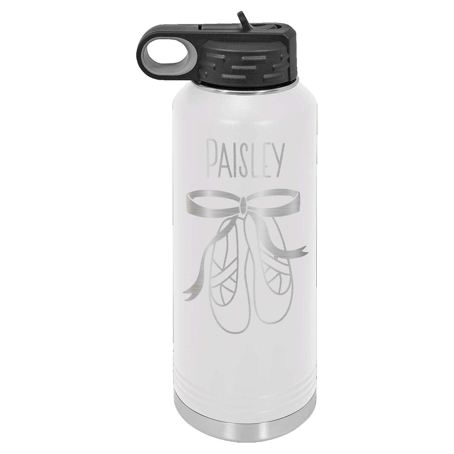 32oz Custom Dance Water Bottle Ballerina Shoes - Mato & Hash