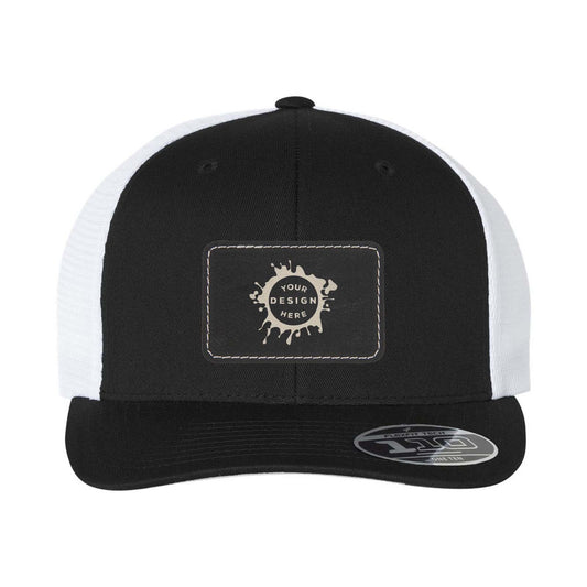 Flexfit 110M Trucker Mesh-Back Cap with Laser Engraved Patch