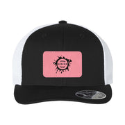 Flexfit 110M Trucker Mesh-Back Cap with Laser Engraved Patch