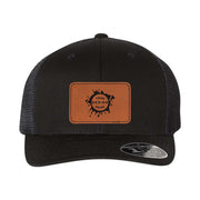 Flexfit 110M Trucker Mesh-Back Cap with Laser Engraved Patch
