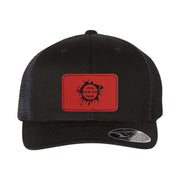 Flexfit 110M Trucker Mesh-Back Cap with Laser Engraved Patch