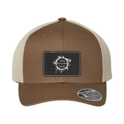 Flexfit 110M Trucker Mesh-Back Cap with Laser Engraved Patch