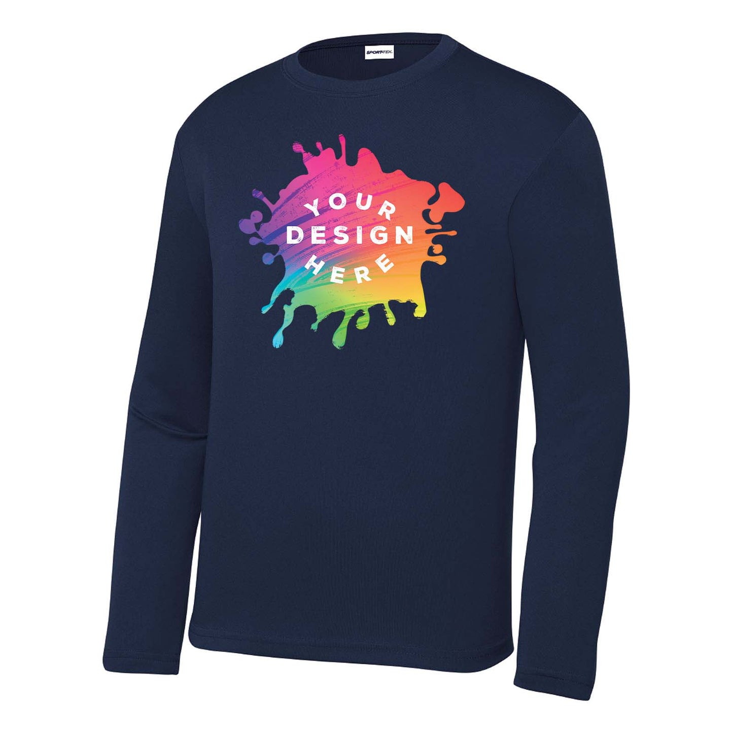 Mato & Hash Youth Unisex Performance Polyester Long Sleeve T-Shirt