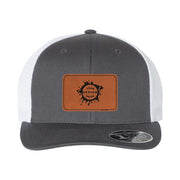 Flexfit 110M Trucker Mesh-Back Cap with Laser Engraved Patch