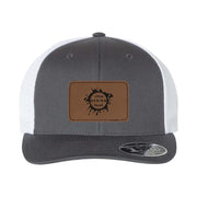 Flexfit 110M Trucker Mesh-Back Cap with Laser Engraved Patch