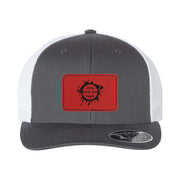 Flexfit 110M Trucker Mesh-Back Cap with Laser Engraved Patch