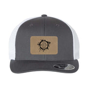 Flexfit 110M Trucker Mesh-Back Cap with Laser Engraved Patch