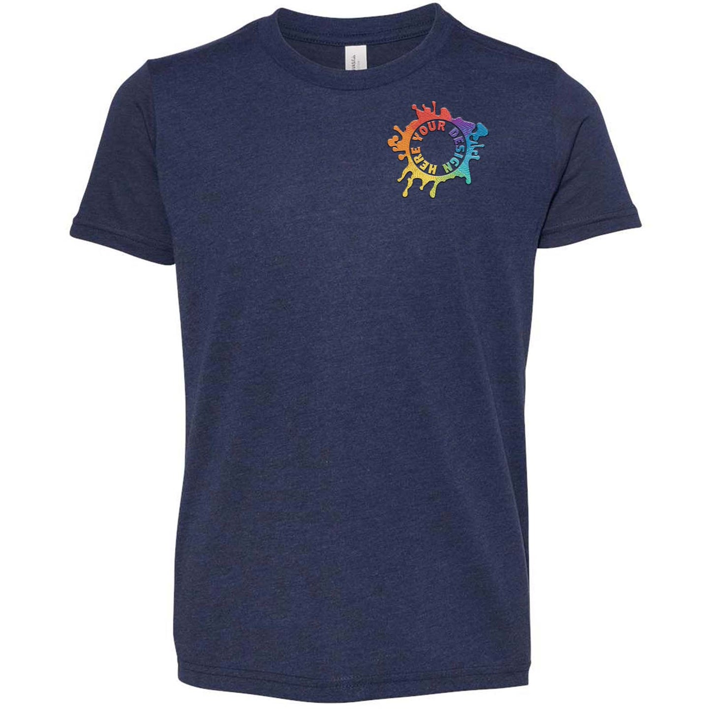 Bella + Canvas Unisex Triblend T-Shirt Embroidery