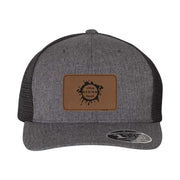 Flexfit 110M Trucker Mesh-Back Cap with Laser Engraved Patch