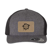 Flexfit 110M Trucker Mesh-Back Cap with Laser Engraved Patch