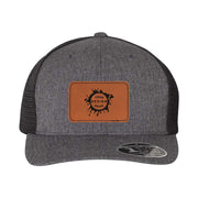 Flexfit 110M Trucker Mesh-Back Cap with Laser Engraved Patch