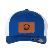Flexfit 110M Trucker Mesh-Back Cap with Laser Engraved Patch