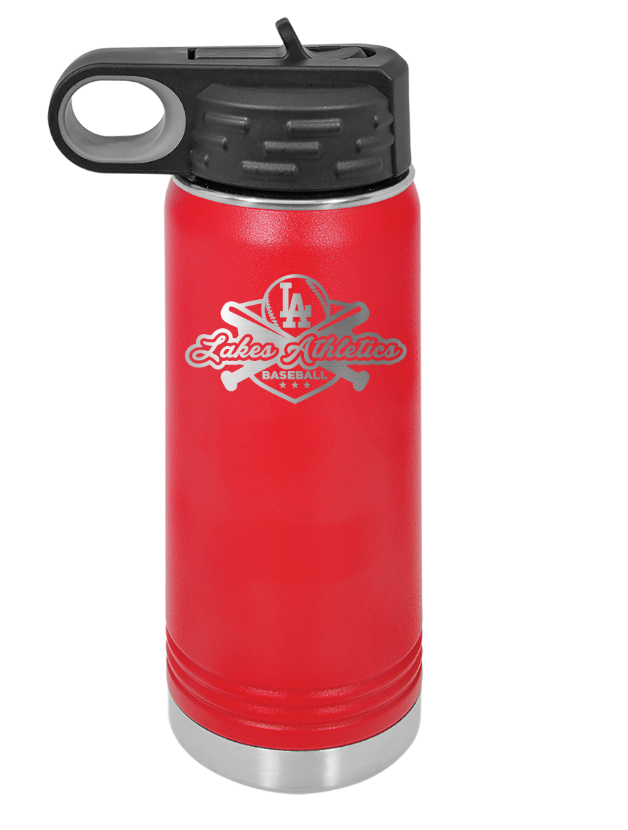 Lakes Athletics Lasered Water Bottle 32 oz