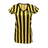 Mato & Hash Women's V-Neck Referee Shirt for Referee Uniforms or Costumes W/ Embroidery