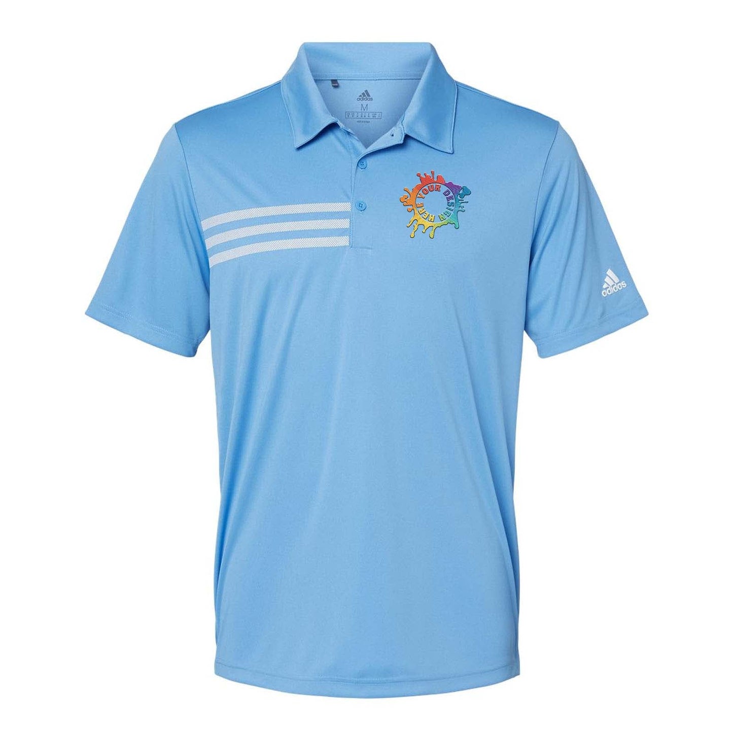 Adidas Men's 3-Stripes Chest Polo Embroidery - Mato & Hash