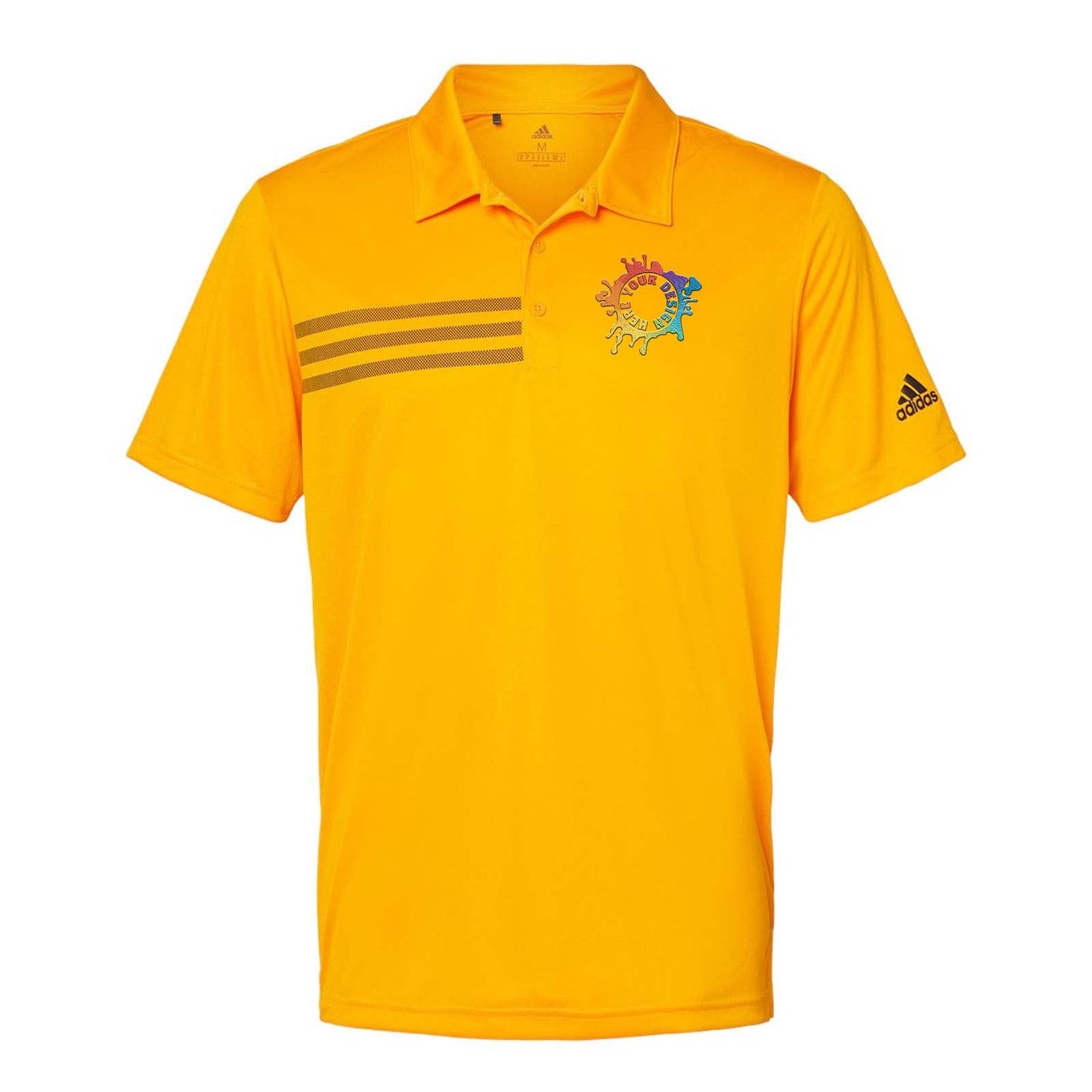 Adidas Men's 3-Stripes Chest Polo Embroidery - Mato & Hash