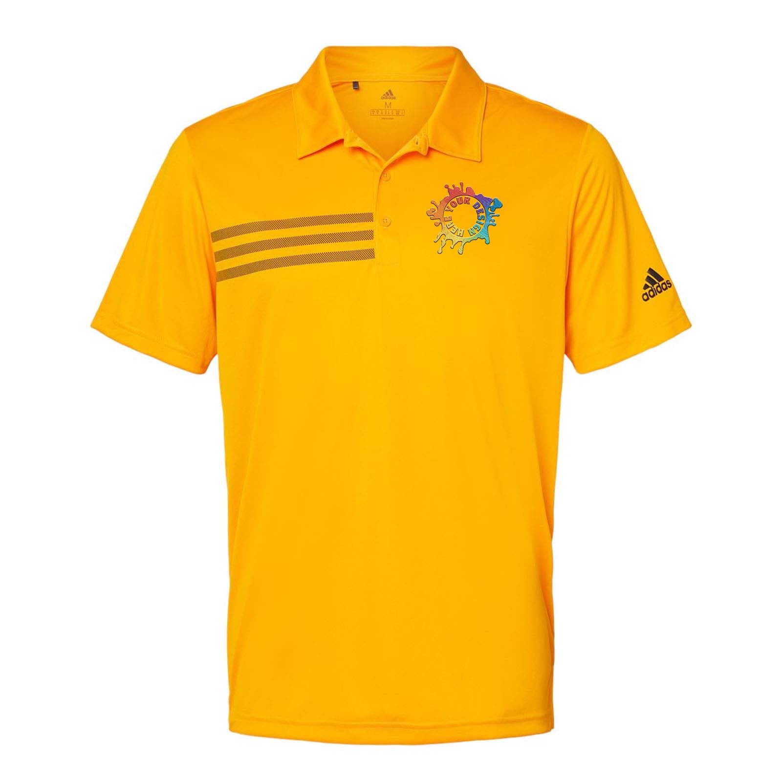 Adidas Men's 3-Stripes Chest Polo Embroidery - Mato & Hash