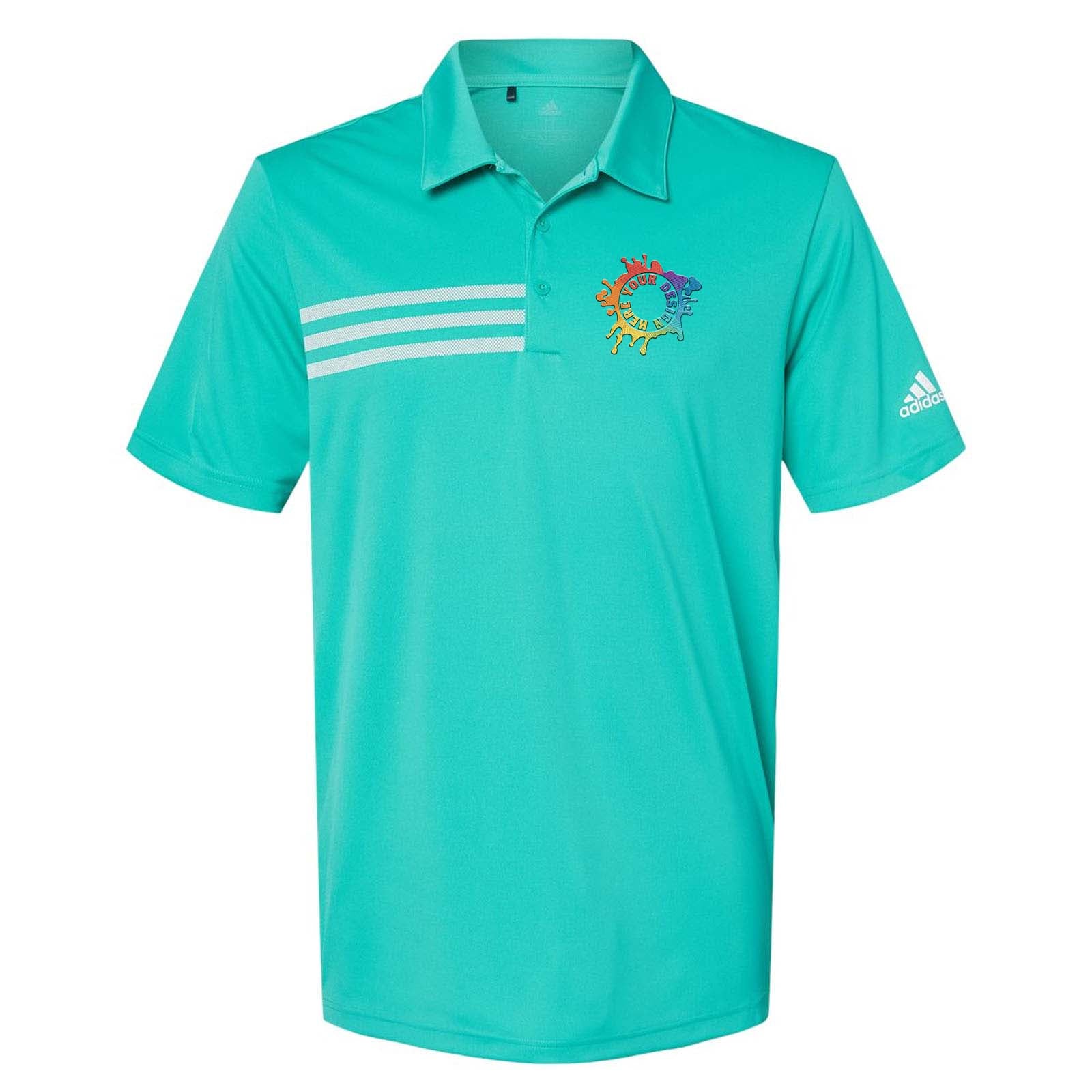 Adidas Men's 3-Stripes Chest Polo Embroidery - Mato & Hash