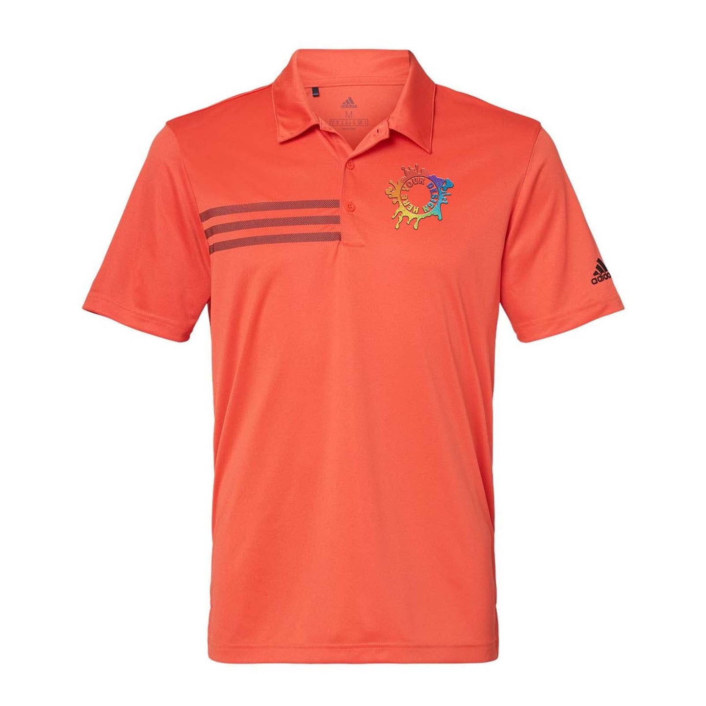 Adidas Men's 3-Stripes Chest Polo Embroidery - Mato & Hash