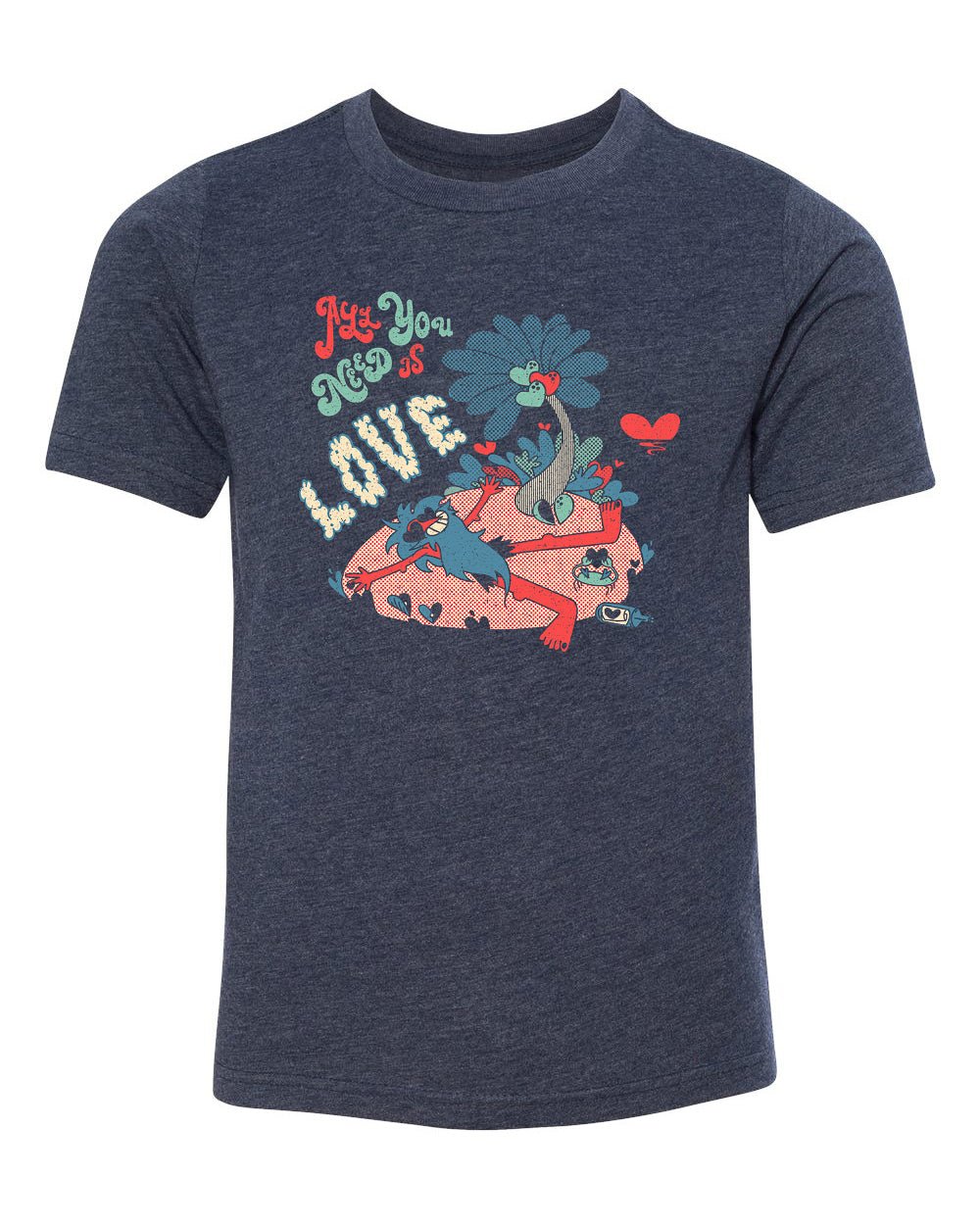 All You Need Is Love Valentine's Day Kids T Shirts - Mato & Hash