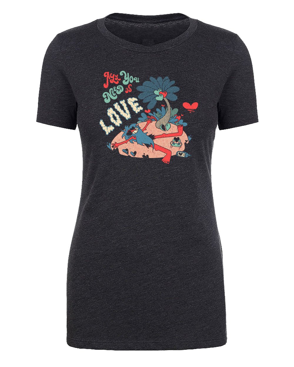 All You Need Is Love Valentine's Day Womens T Shirts - Mato & Hash