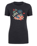 All You Need Is Love Valentine's Day Womens T Shirts