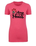 Always in Our Hearts Paw Print & Custom Dog Picture Womens T Shirts - Mato & Hash