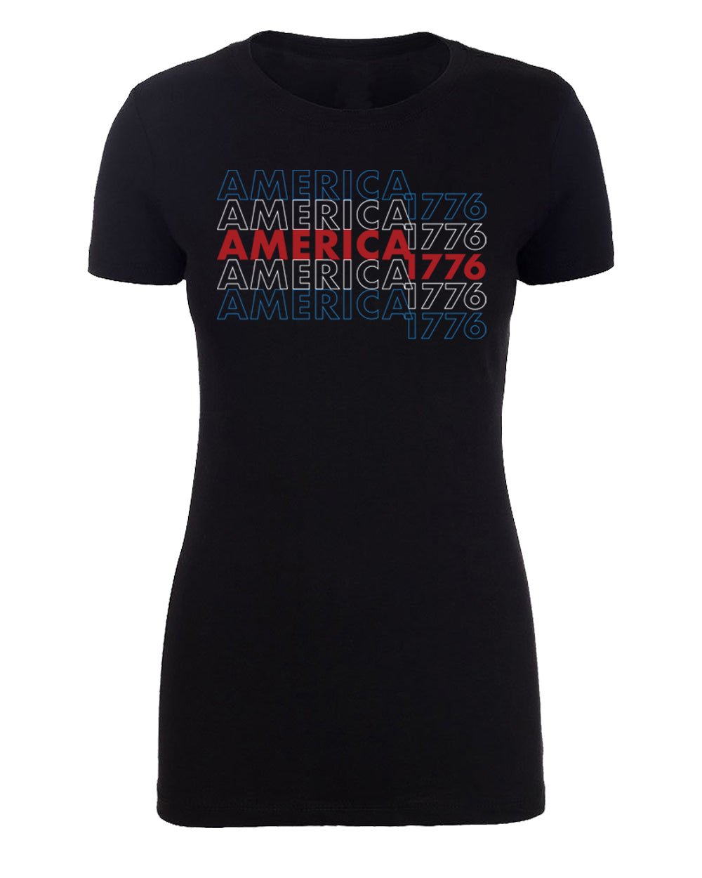 America 1776 Womens 4th of July T Shirts - Mato & Hash