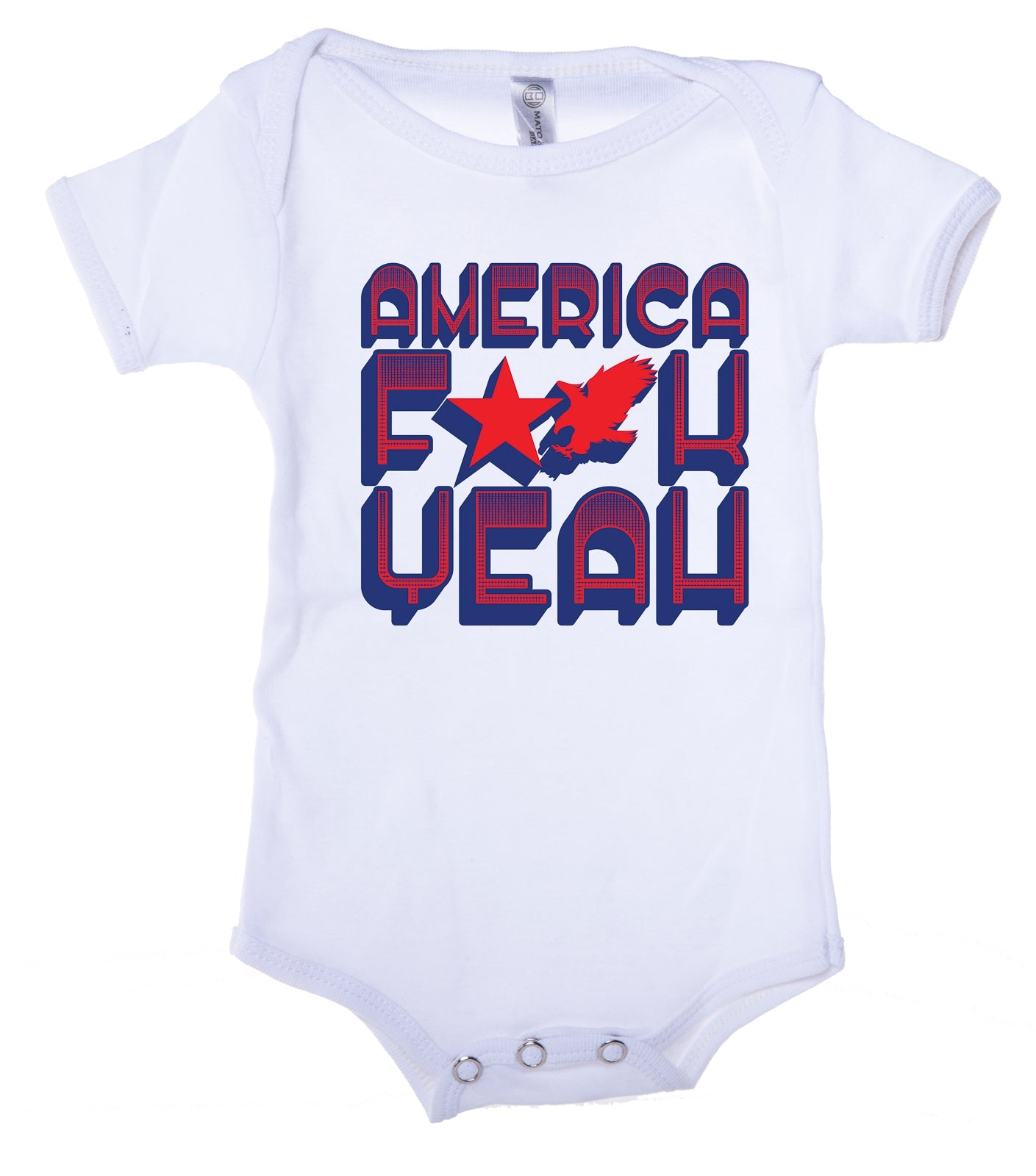 America F Yeah! 4th of July Baby Romper - Mato & Hash