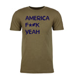 America F Yeah! Star & Eagle Unisex 4th of July T Shirts - Mato & Hash